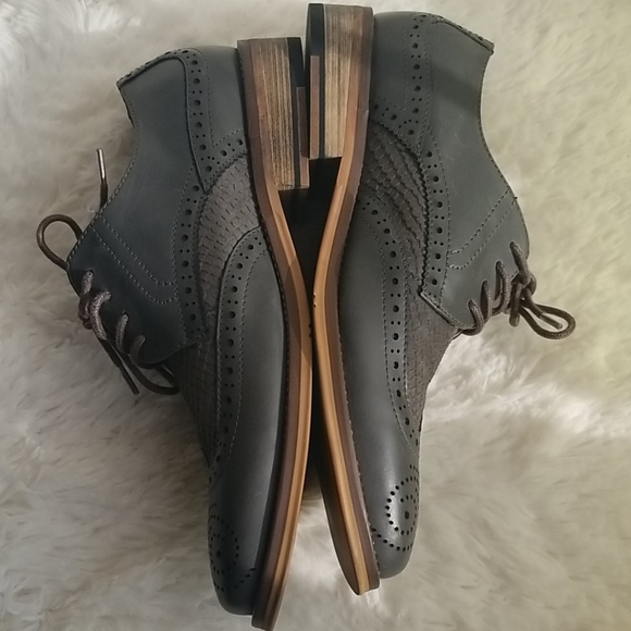 Bar III Mens Striker Gray Wing Tip Oxfords main image 14